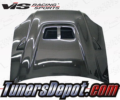 VIS EVO Style Carbon Fiber Hood - 96-98 Honda Civic 2dr