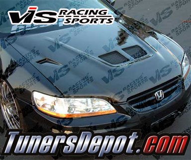 VIS EVO Style Carbon Fiber Hood - 98-02 Honda Accord 4dr