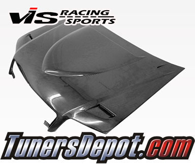 VIS Euro R Style Carbon Fiber Hood - 02-05 Audi A4 4dr
