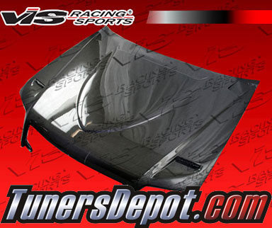 VIS Euro R Style Carbon Fiber Hood - 05-08 Audi S4 4dr