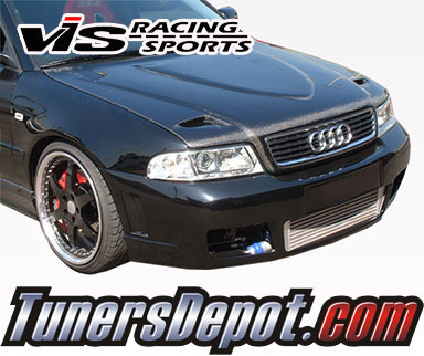 VIS Euro R Style Carbon Fiber Hood - 96-01 Audi A4 4dr