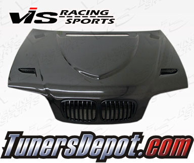 VIS Euro R Style Carbon Fiber Hood - 99-00 BMW 323i 4dr Sedan E46