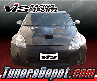 VIS Fuzion Style Carbon Fiber Hood - 03-06 Nissan 350Z