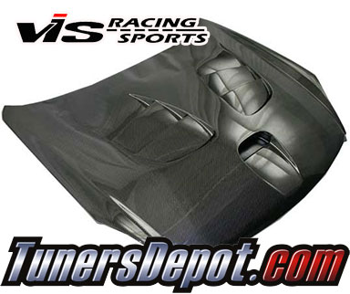 VIS Fuzion Style Carbon Fiber Hood - 03-07 Infiniti G35 Coupe 2dr