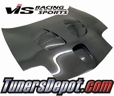 VIS Fuzion Style Carbon Fiber Hood - 97-04 Chevrolet Corvette 