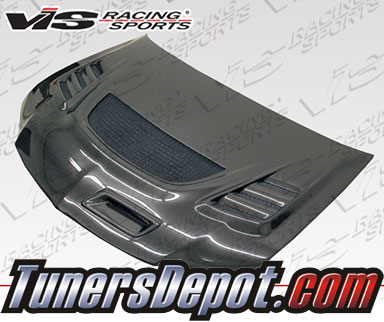 VIS G Speed Style Carbon Fiber Hood - 03-05 Mitsubishi Lancer EVO VIII 