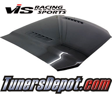 VIS GT Style Carbon Fiber Hood - 13-14 Ford Mustang 