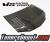 VIS GTC Style Carbon Fiber Hood - 03-05 Mitsubishi Lancer EVO VIII 