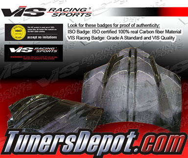 VIS GTO Style Carbon Fiber Hood - 93-97 Pontiac Trans AM 2dr