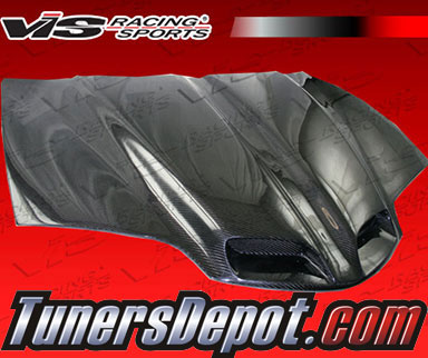 VIS GTO Style Carbon Fiber Hood - 98-02 Pontiac Trans AM 2dr