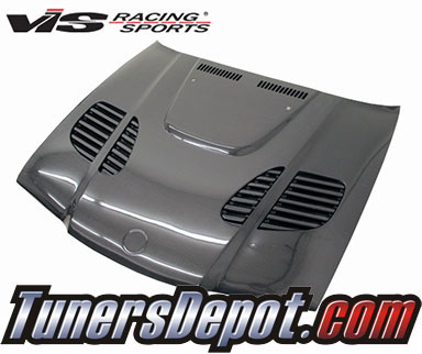 VIS GTR Style Carbon Fiber Hood - 96-99 BMW 328i Convertible E36
