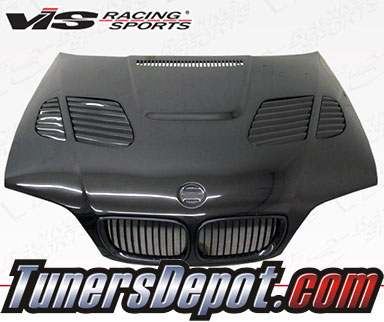 VIS GTR Style Carbon Fiber Hood - 99-01 BMW 325ci Convertible E46