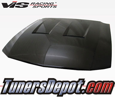VIS Heat Extractor Style Carbon Fiber Hood - 05-09 Ford Mustang 