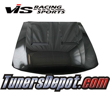 VIS Heat Extractor Style Carbon Fiber Hood - 99-04 Ford Mustang 