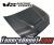 VIS Invader Style Carbon Fiber Hood - 00-03 Nissan Maxima 4dr