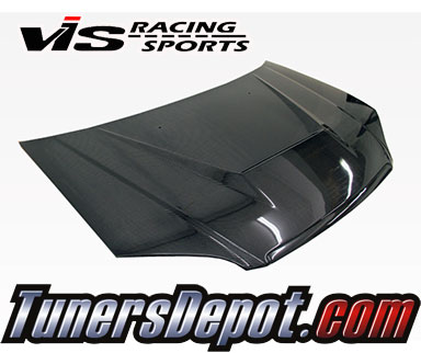 VIS Invader Style Carbon Fiber Hood - 01-03 Honda Civic 