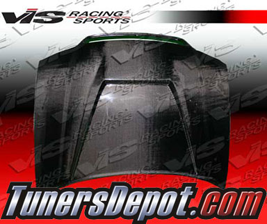 VIS Invader Style Carbon Fiber Hood - 02-05 Audi A4 4dr