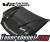 VIS Invader Style Carbon Fiber Hood - 03-06 Hyundai Tiburon
