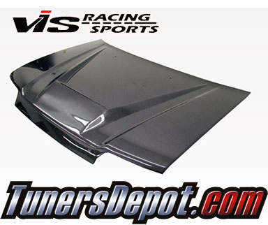 VIS Invader Style Carbon Fiber Hood - 88-91 Honda Civic 4dr