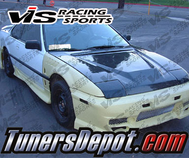 VIS Invader Style Carbon Fiber Hood - 88-91 Honda Prelude 2dr