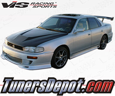 VIS Invader Style Carbon Fiber Hood - 92-96 Toyota Camry 4dr