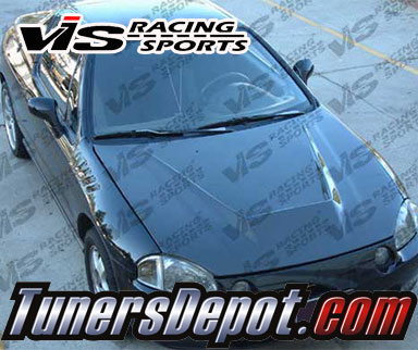 VIS Invader Style Carbon Fiber Hood - 93-97 Honda Del Sol 2dr