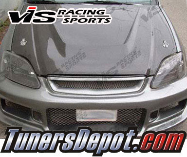 VIS Invader Style Carbon Fiber Hood - 93-98 Volkswagen Golf III