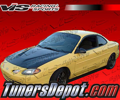 VIS Invader Style Carbon Fiber Hood - 98-03 Ford Escort ZX2 2dr