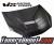 VIS Invader2 Style Carbon Fiber Hood - 02-06 Acura RSX 