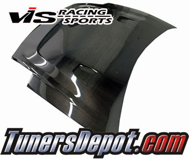 VIS JS Style Carbon Fiber Hood - 00-05 Mitsubishi Eclipse 2dr