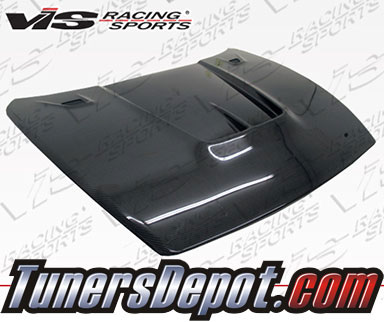 VIS JS Style Carbon Fiber Hood - 04-11 Mazda RX-8 