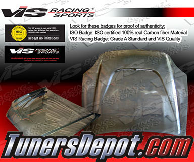 VIS JS Style Carbon Fiber Hood - 94-01 Acura Integra