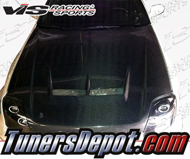 VIS JS Style Carbon Fiber Hood - 97-01 Honda Prelude