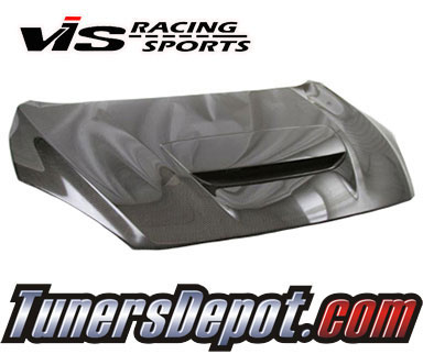 VIS M Speed Style Carbon Fiber Hood - 10-13 Mazda 3 3dr Hatchback