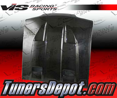VIS Mach 5 Style Carbon Fiber Hood - 94-98 Ford Mustang 