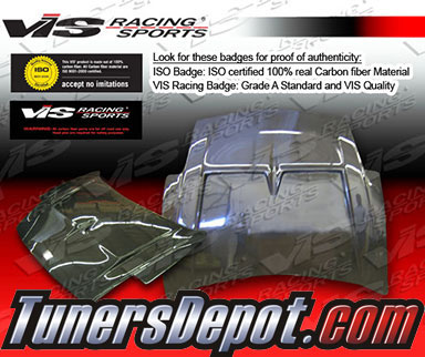 VIS Monster Style Carbon Fiber Hood - 00-05 Mitsubishi Eclipse 2dr