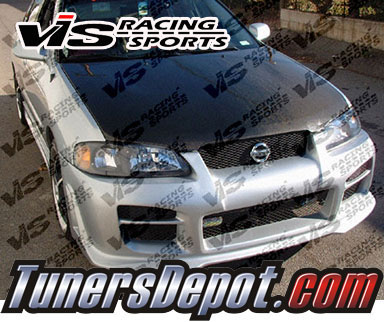 VIS OEM Style Carbon Fiber Hood - 00-03 Nissan Sentra 4dr