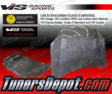 VIS OEM Style Carbon Fiber Hood - 04-05 Honda Civic