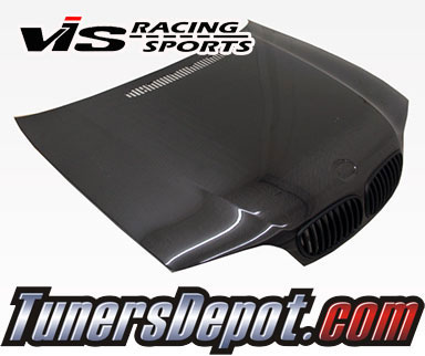 VIS OEM Style Carbon Fiber Hood - 04-06 BMW 330i Convertible E46