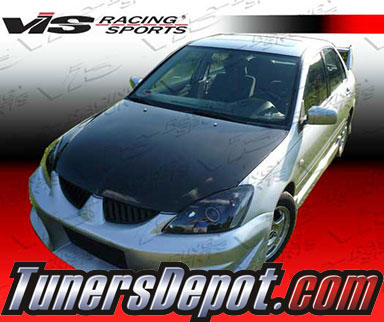 VIS OEM Style Carbon Fiber Hood - 04-07 Mitsubishi Lancer 4dr