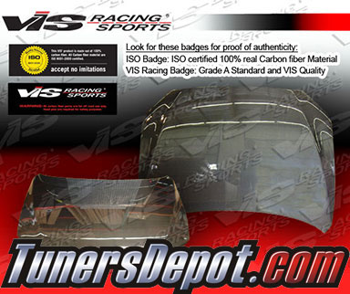 VIS OEM Style Carbon Fiber Hood - 08-15 Mitsubishi Lancer 4dr