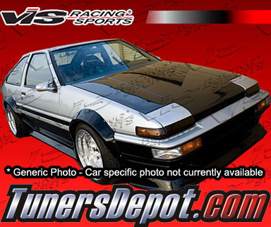 VIS OEM Style Carbon Fiber Hood - 88-92 Toyota Corolla 4dr