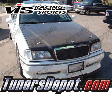 VIS OEM Style Carbon Fiber Hood - 96-99 Mercedes E300 4dr W210