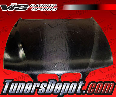 VIS OEM Style Carbon Fiber Hood - 97-03 BMW 540i 4dr Sedan E39