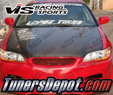 VIS OEM Style Carbon Fiber Hood - 98-02 Honda Accord 2dr