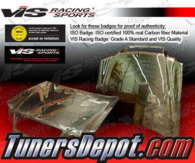 VIS OEM Style Carbon Fiber Hood - 98-02 Mercedes CLK320 2dr Coupe W208