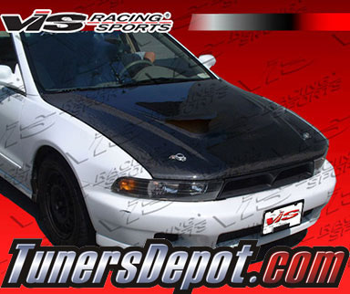 VIS OEM Style Carbon Fiber Hood - 99-03 Mitsubishi Galant 4dr