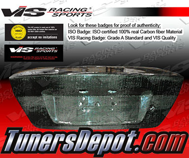 VIS OEM Style Carbon Fiber Trunk - 04-05 Honda Civic 2dr