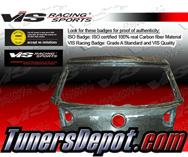 VIS OEM Style Carbon Fiber Trunk - 06-10 Volkswagen Golf V