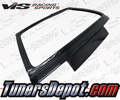 VIS OEM Style Carbon Fiber Trunk - 88-91 Honda Civic 3dr Hatchback